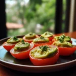 Creamy Avocado Tomato Bites