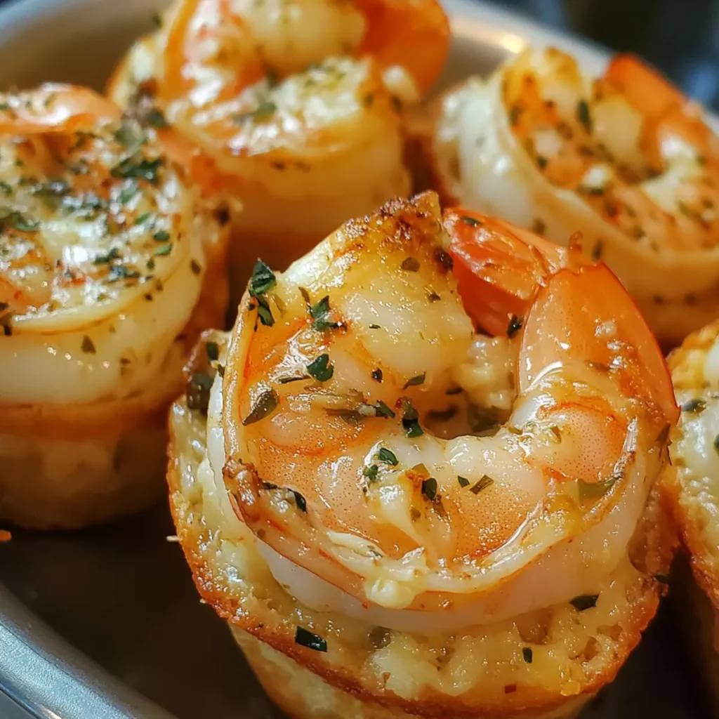 Garlic Butter Shrimp Cups
