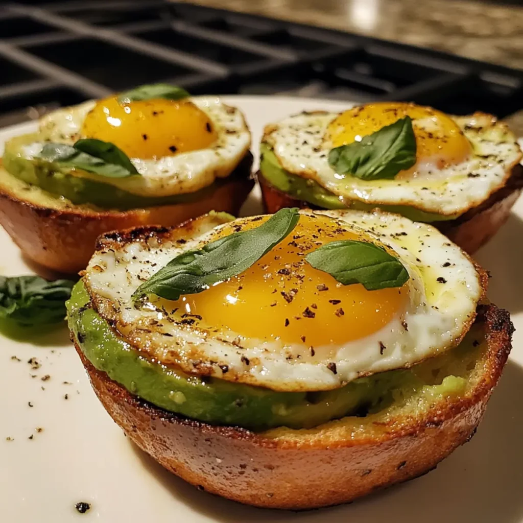 Avocado Egg Toast Cups