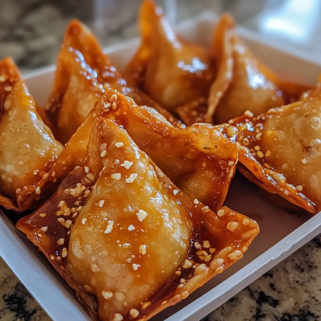 Sweet Chili Cheese Wontons