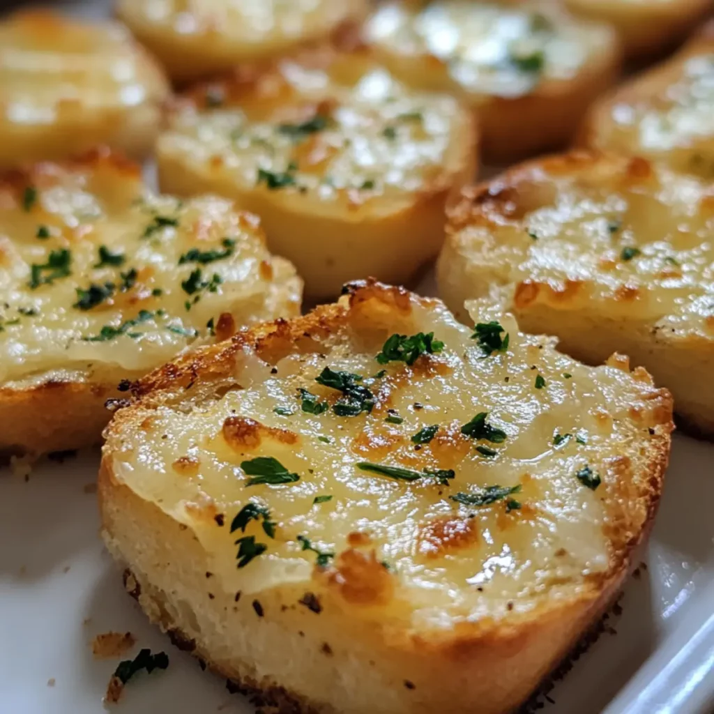 Cheesy Garlic Bread Bites