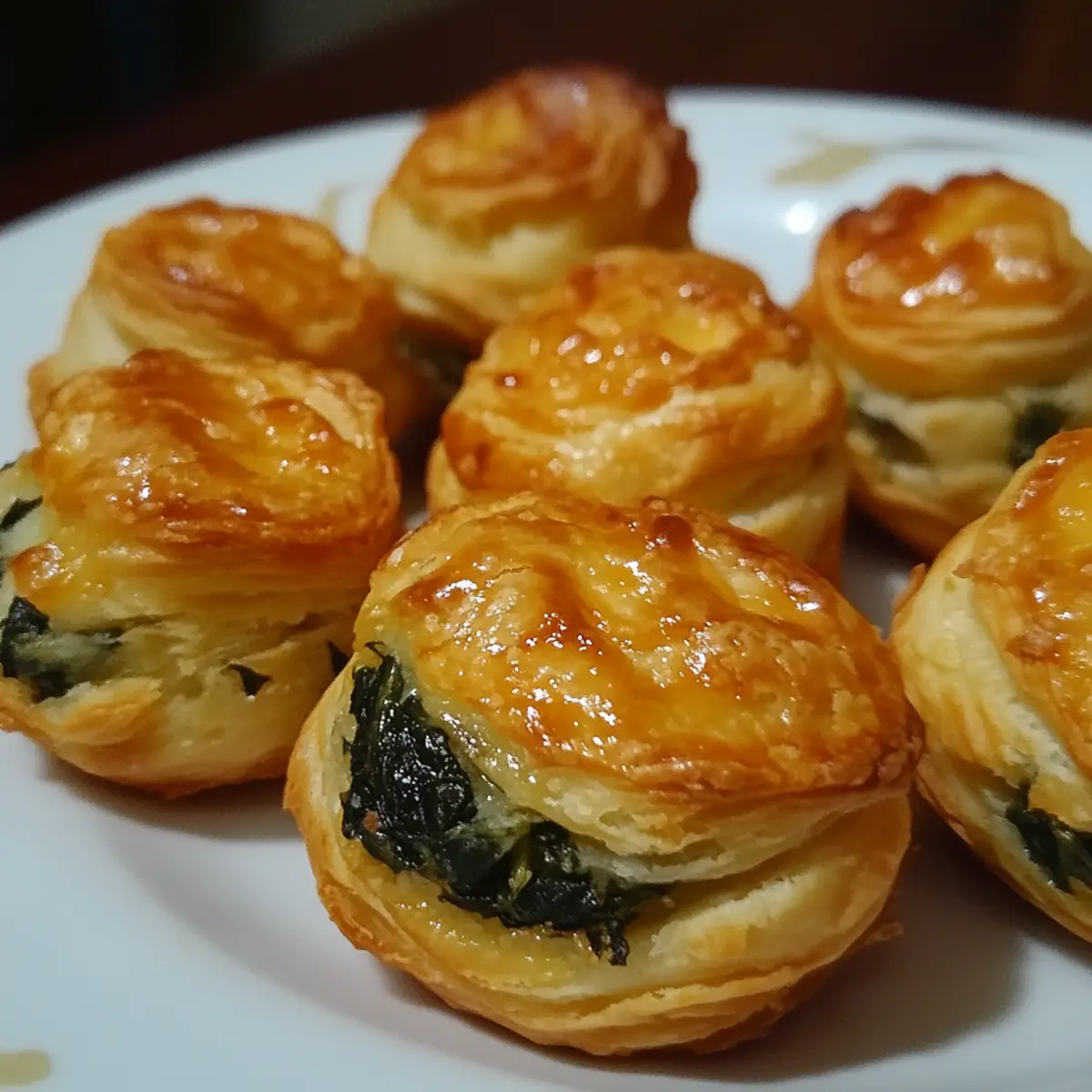 Mini Spinach and Cheese Puffs