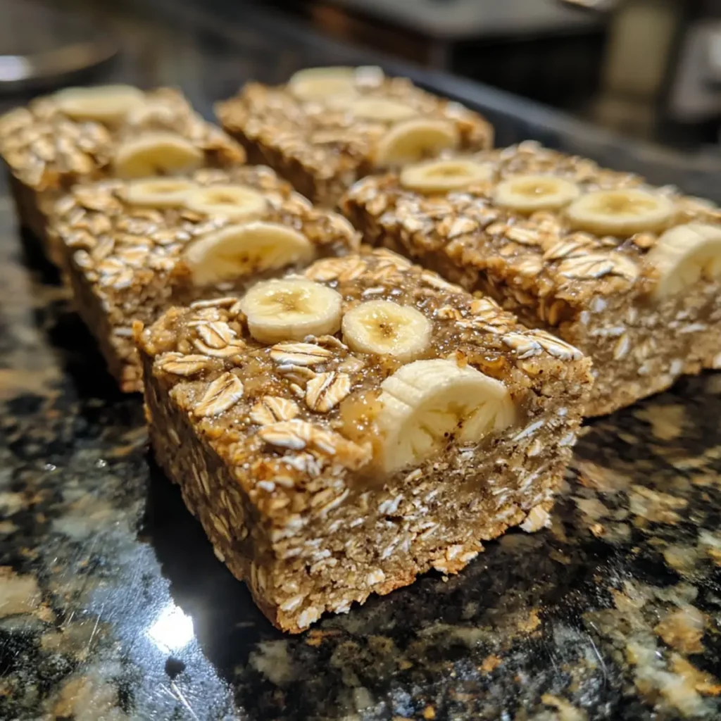 Banana Oat Energy Bars