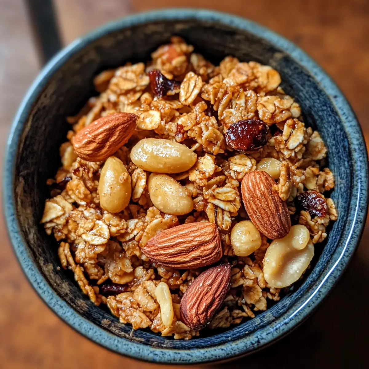 Crunchy Homemade Nut Granola