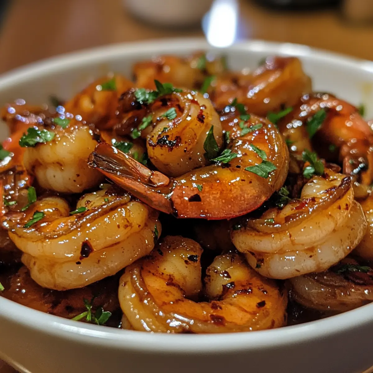 Sweet Honey Garlic Shrimp