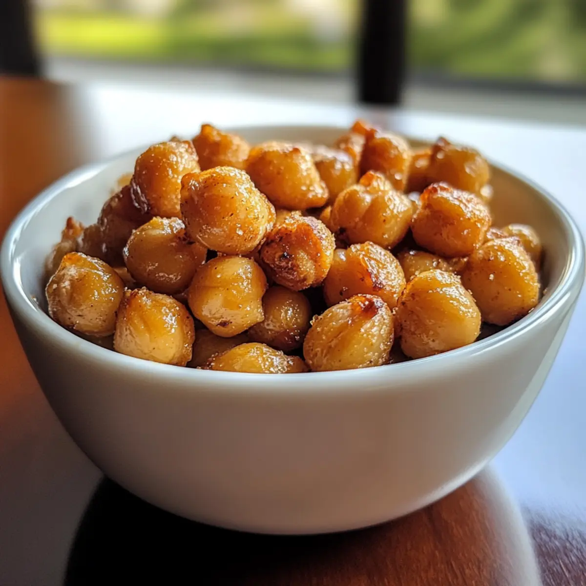 Crispy Oven Roasted Chickpeas