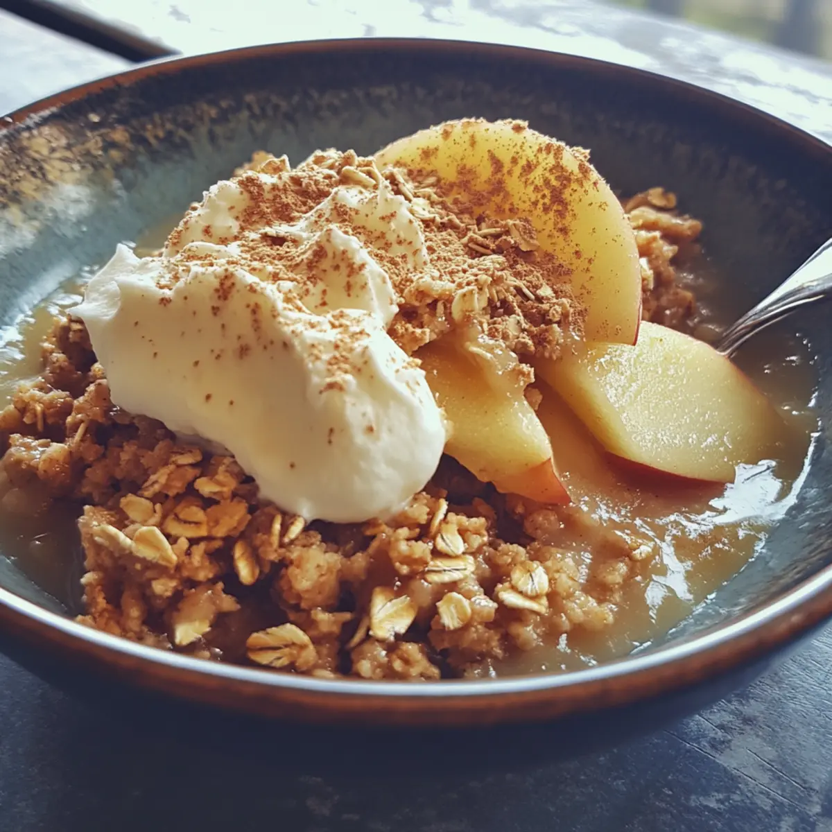 Apple Crumble with Oats