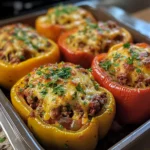 Savory Beef Stuffed Peppers