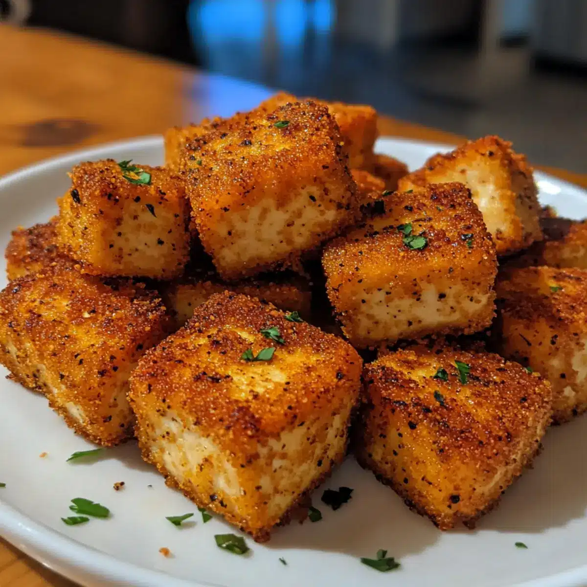 Crispy Seasoned Tofu Nuggets