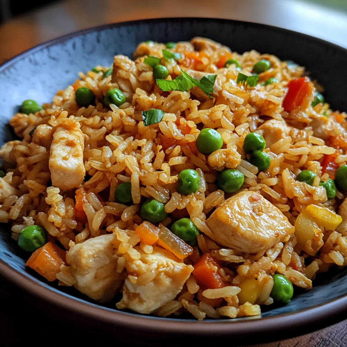 Simple Chicken Fried Rice
