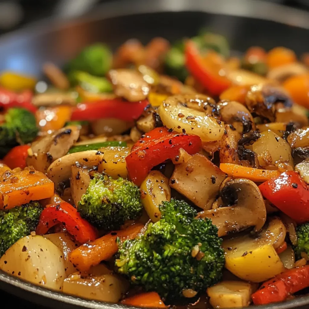 Easy Veggie Stir Fry Skillet
