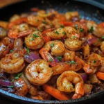 Spicy Cajun Shrimp Skillet