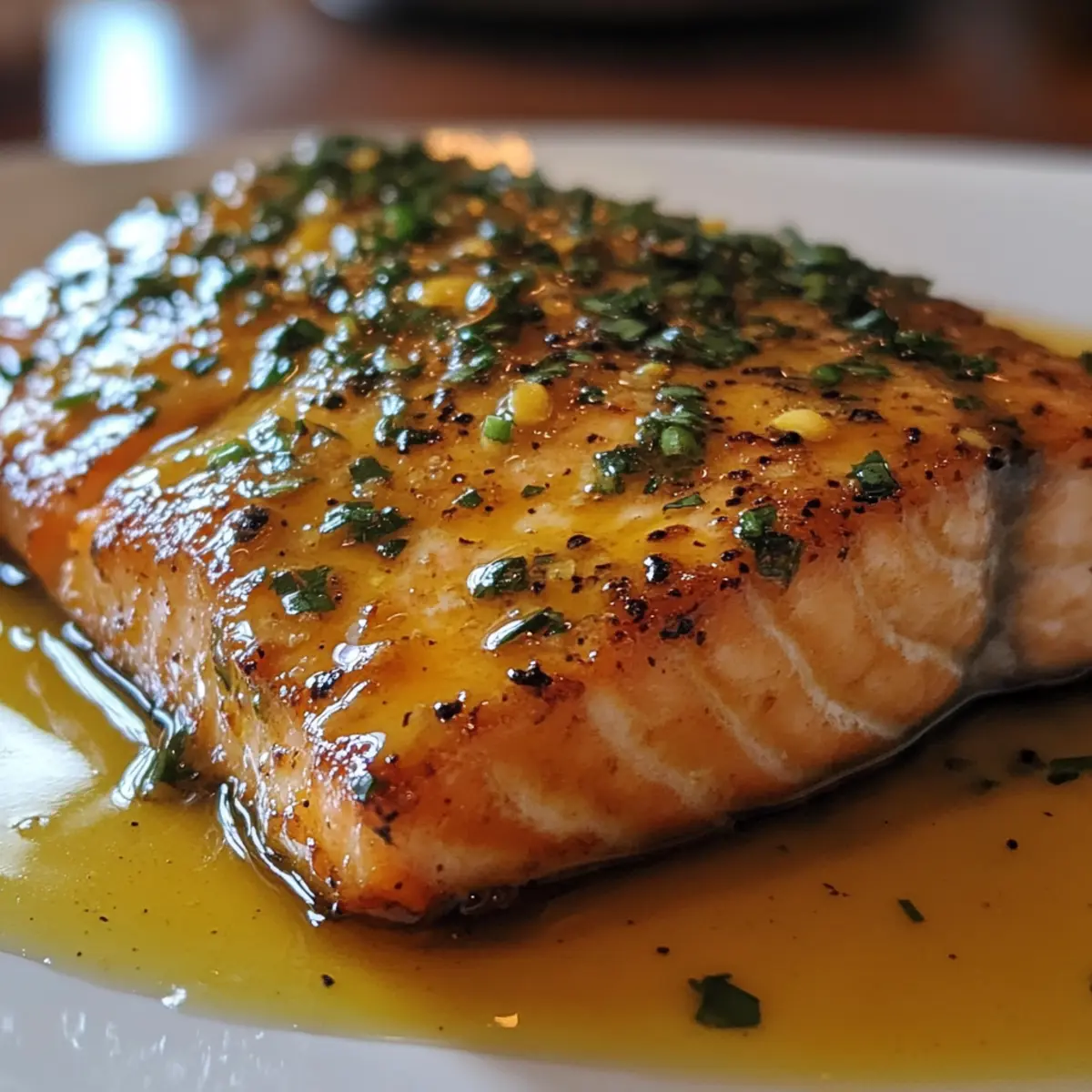 Fast Honey Mustard Salmon