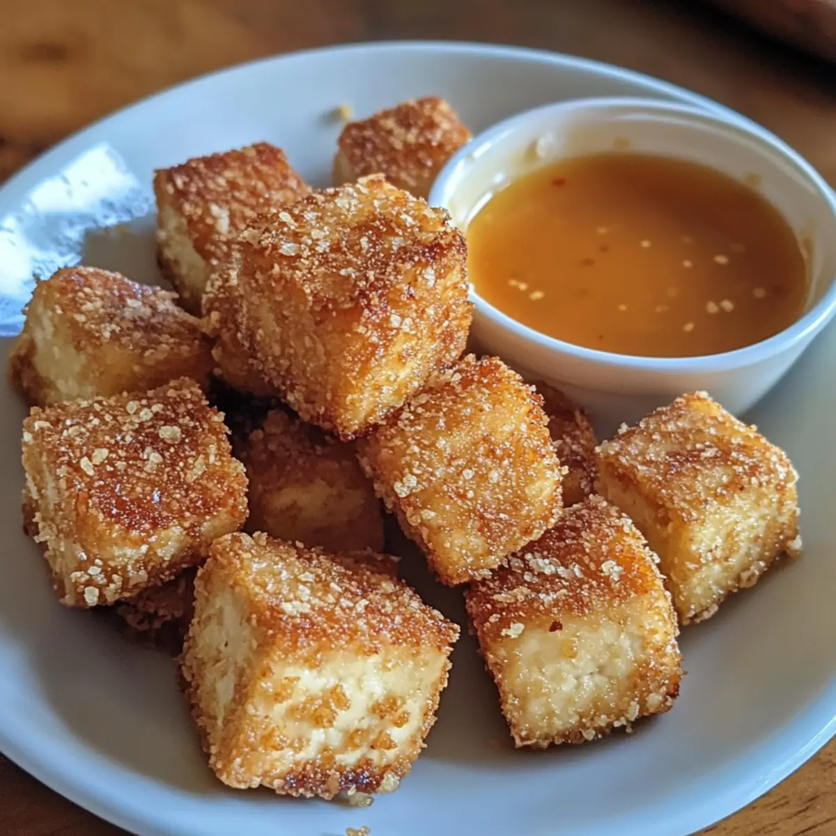 Crispy Tofu Bites and Dip