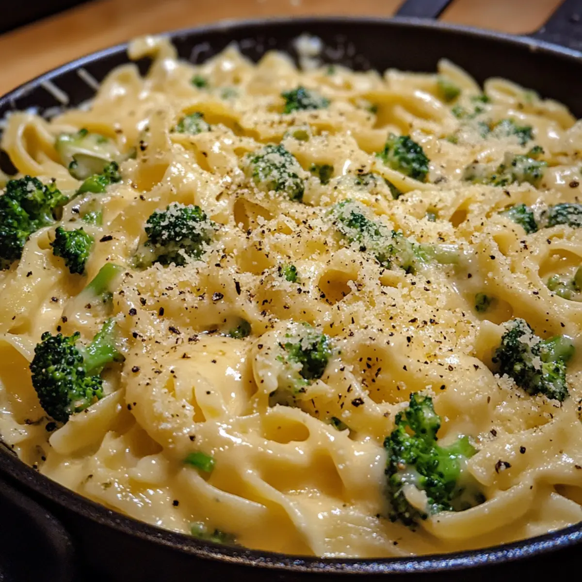 One Pan Cheesy Broccoli Pasta