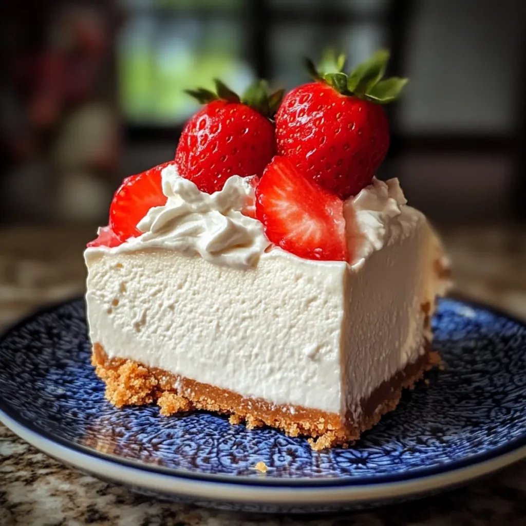 Quick No Bake Cheesecake