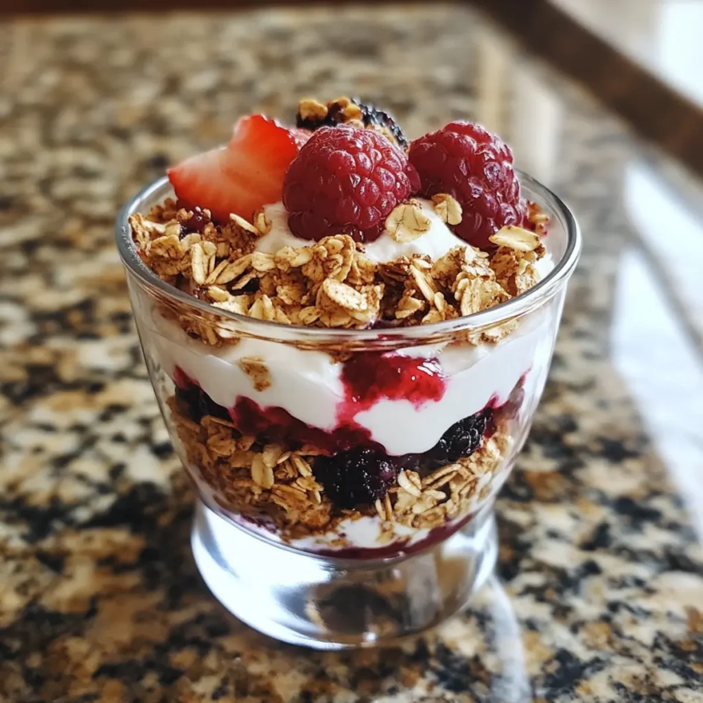 Simple Berry Yogurt Parfait