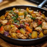Simple Chicken Veggie Skillet