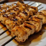 Honey Garlic Chicken Skewers