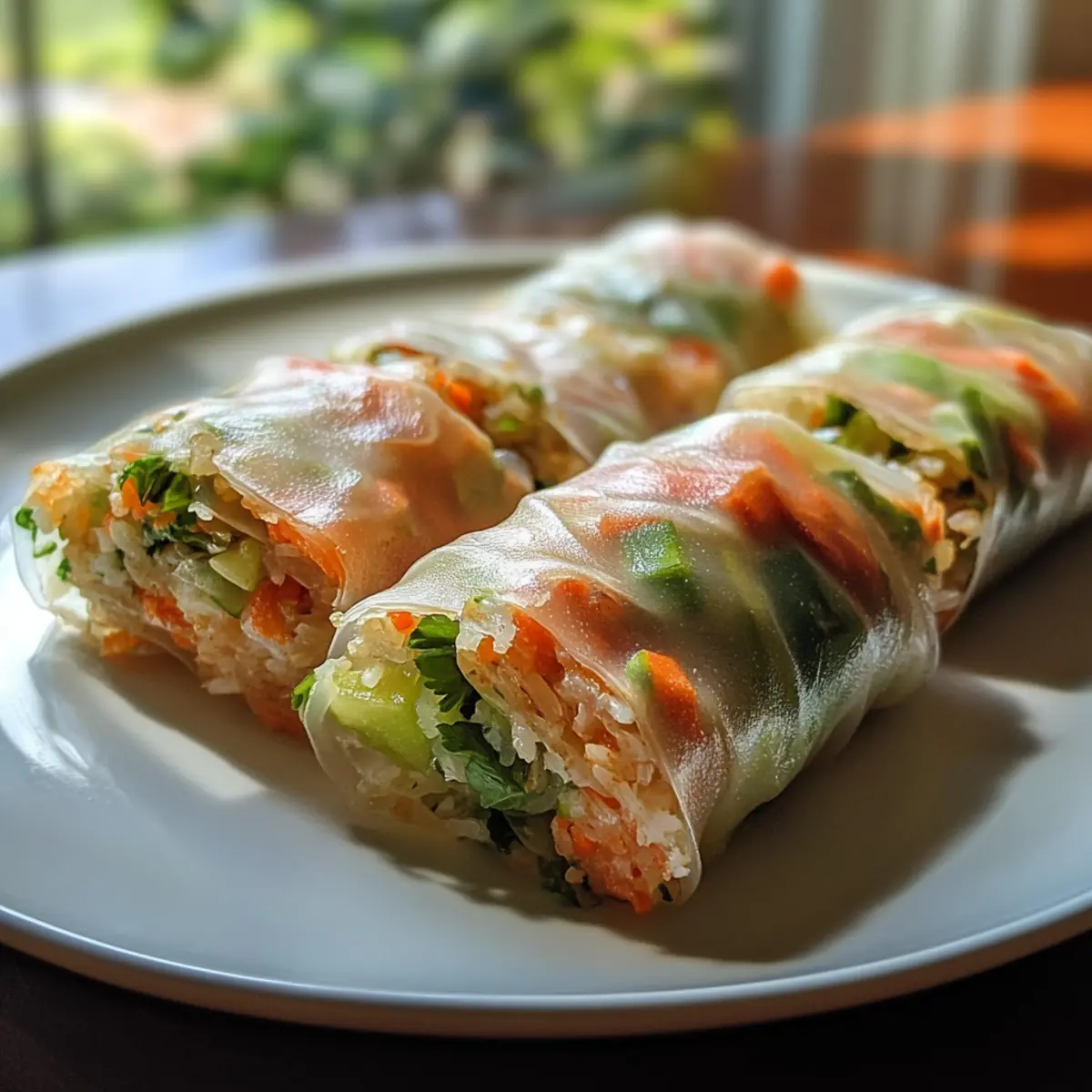 Viral Veggie Rice Paper Rolls