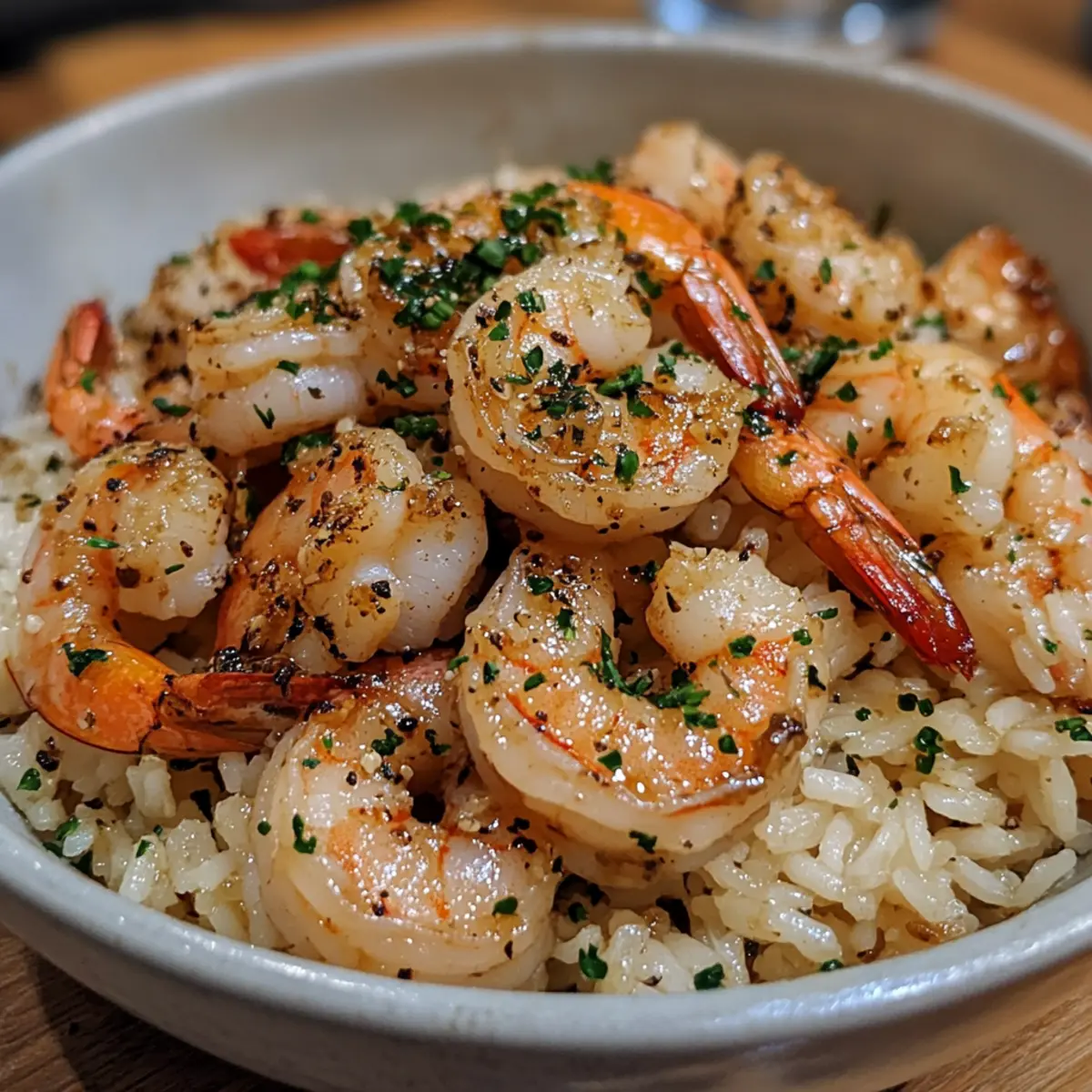 Garlic Butter Shrimp Rice
