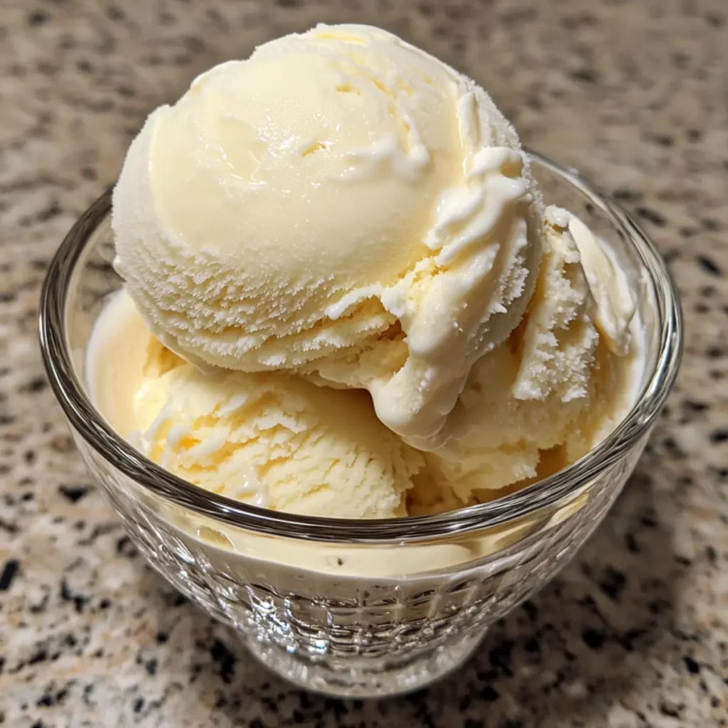 Homemade Vanilla Ice Cream