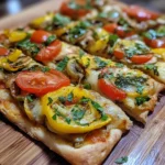 Flavor Packed Veggie Flatbread