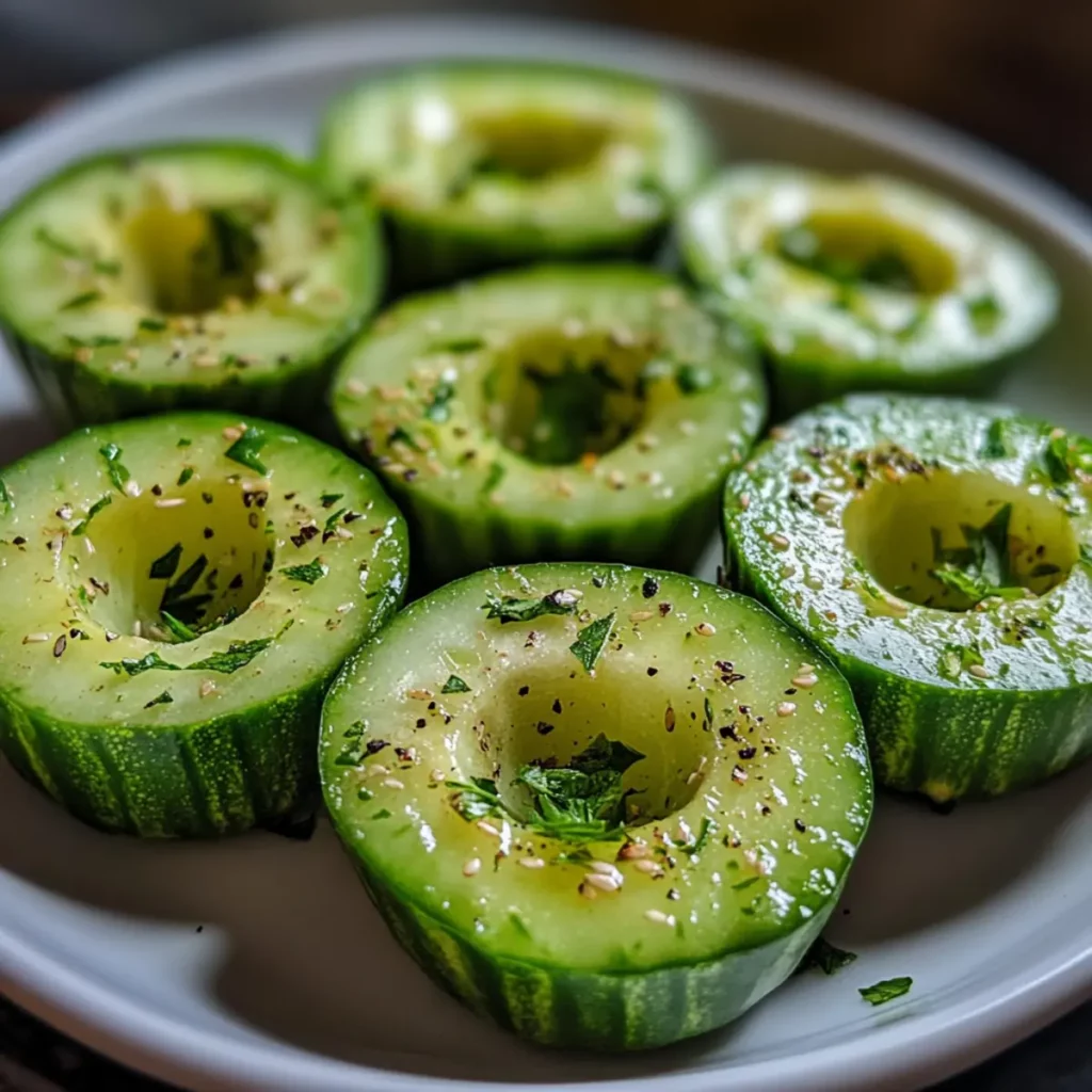 Avocado Cucumber Bite Cups