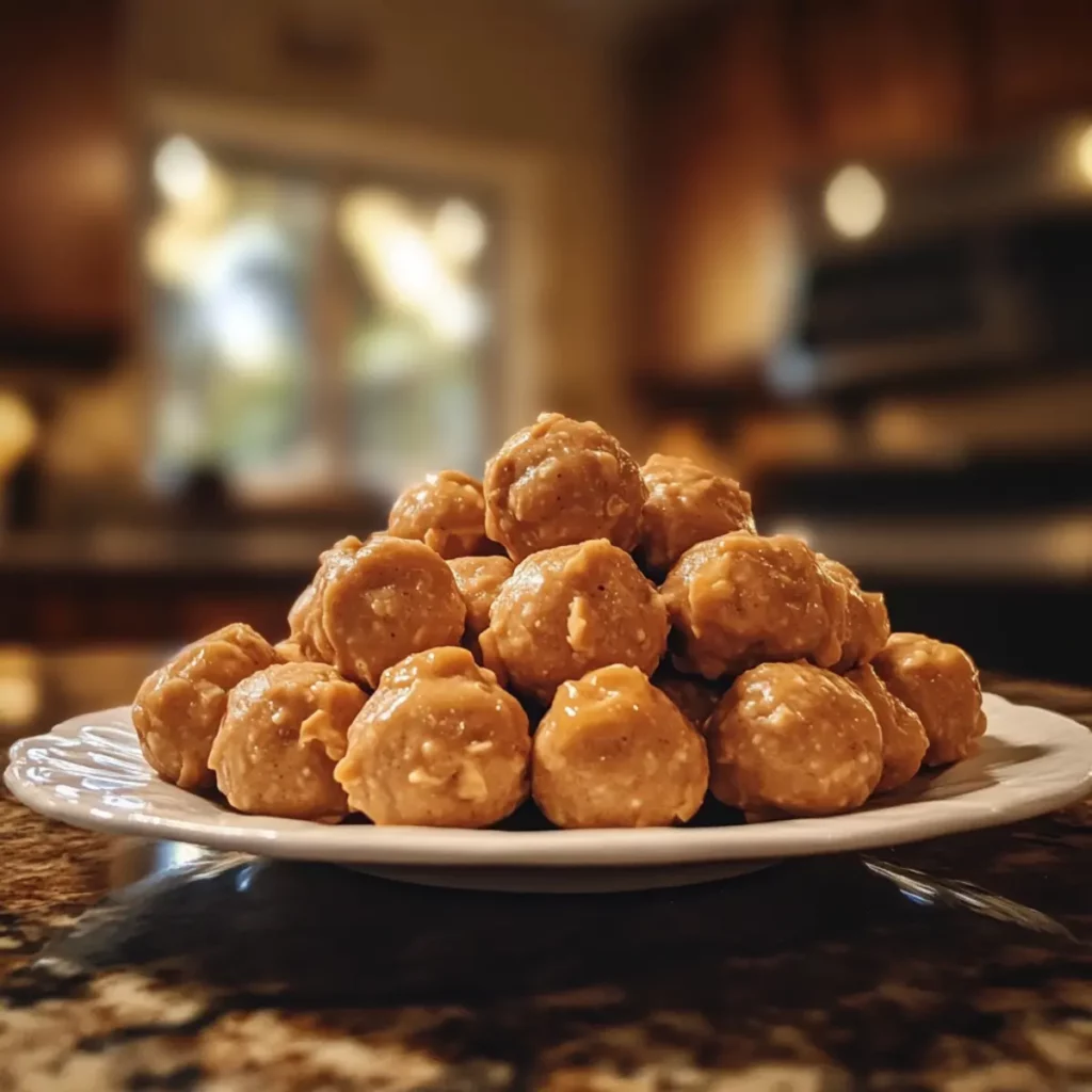 No Bake Peanut Butter Balls
