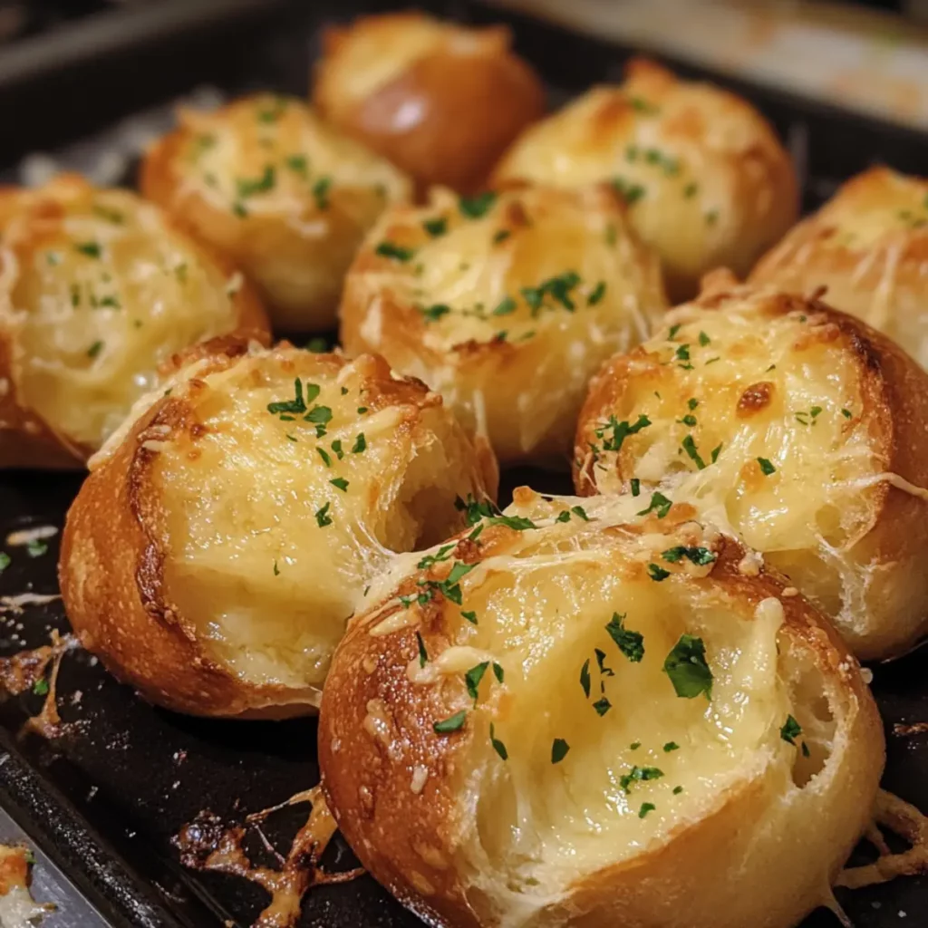 Cheddar Stuffed Bread Bites