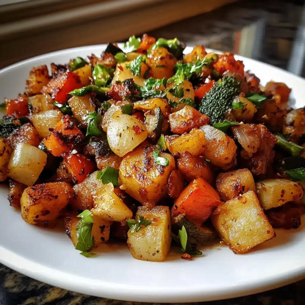 Crispy Hash With Veggies