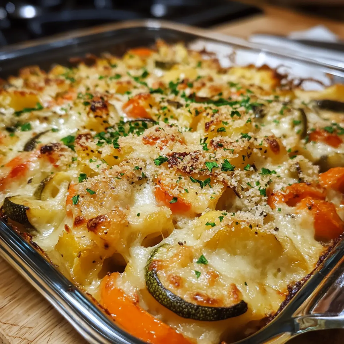 Cheesy Baked Vegetable Bake