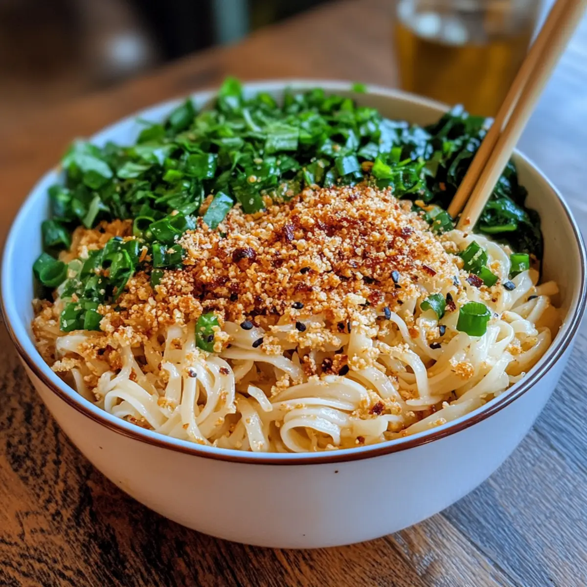 Garlic Parmesan Noodle Bowl