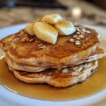 Fluffy Cinnamon Oat Pancakes