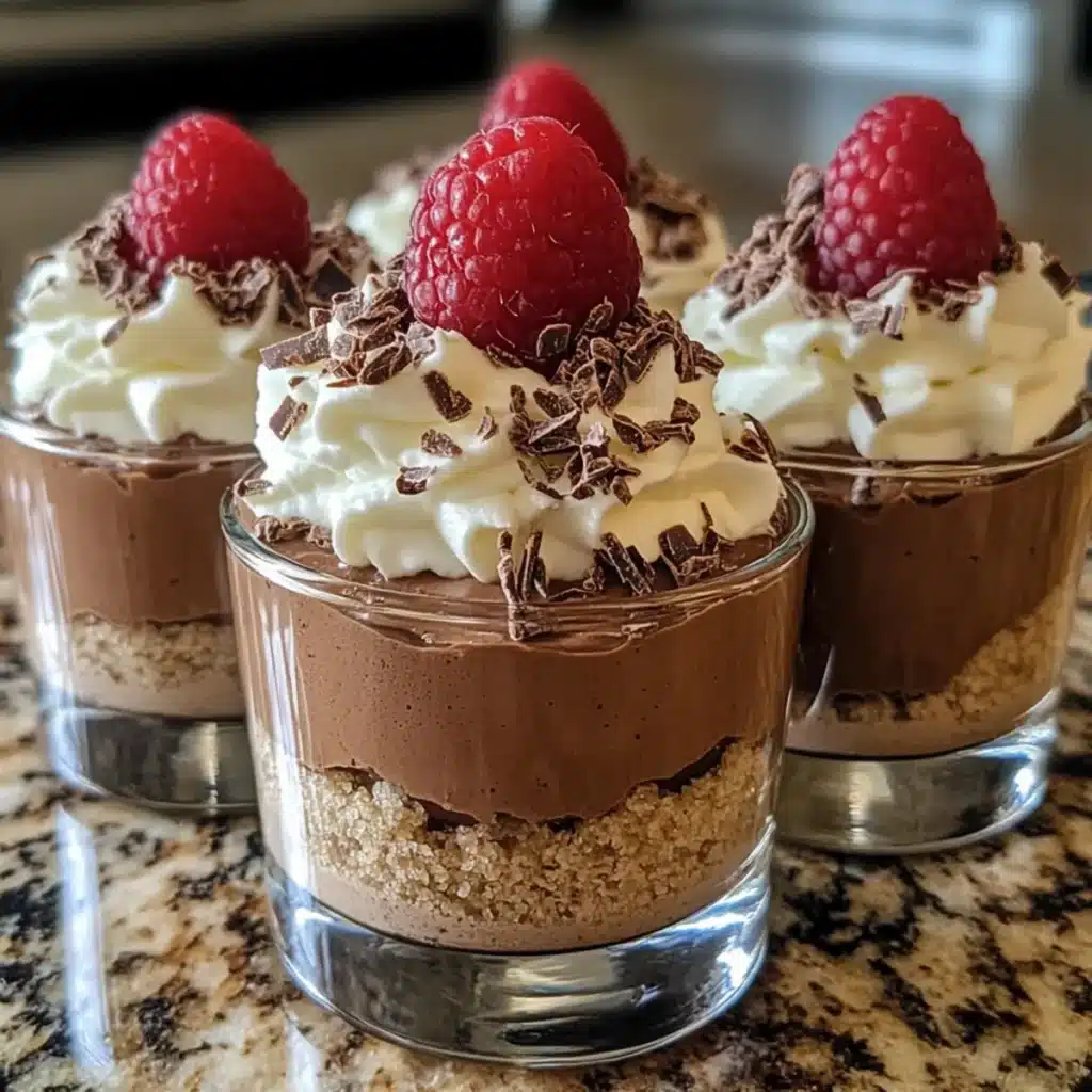 Triple Chocolate Mousse Cups