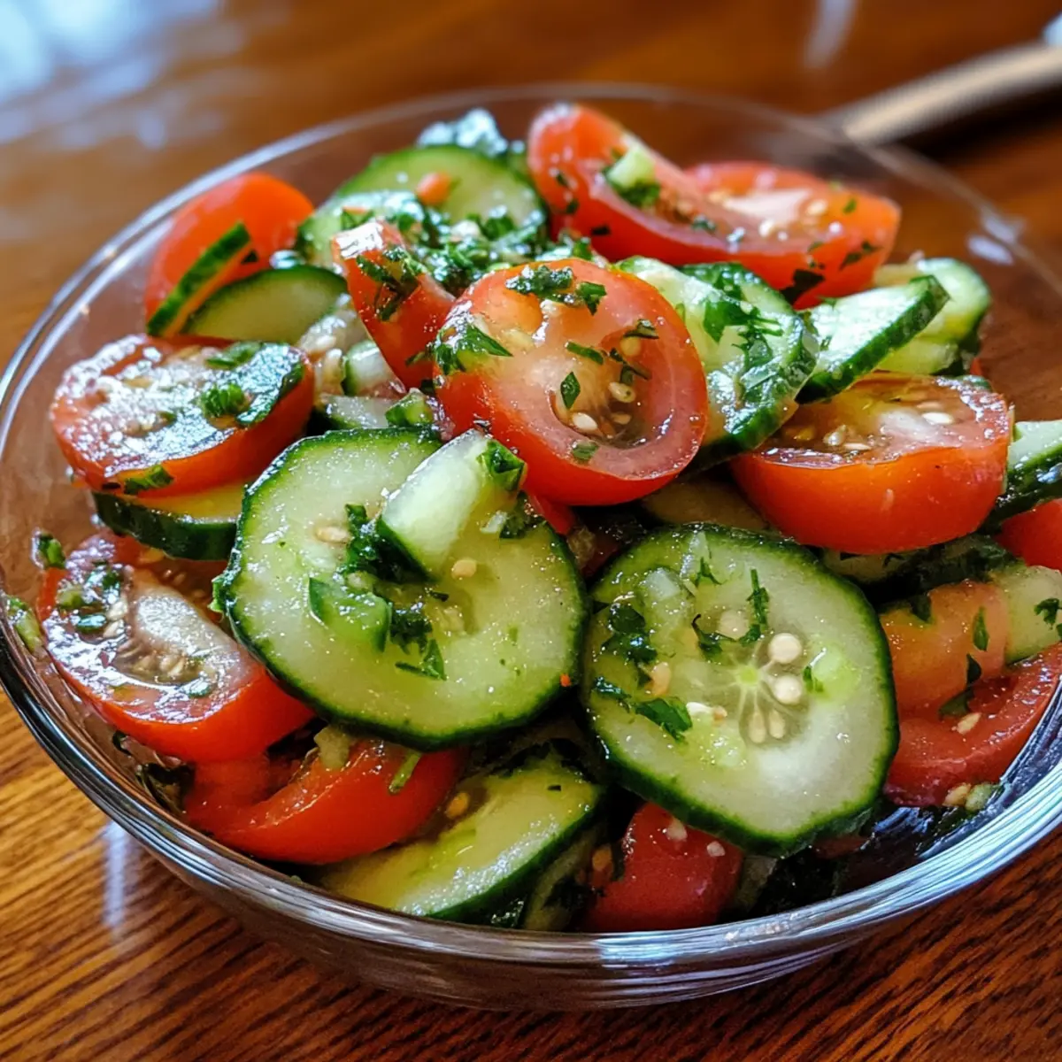 Fresh Cucumber Tomato Salad
