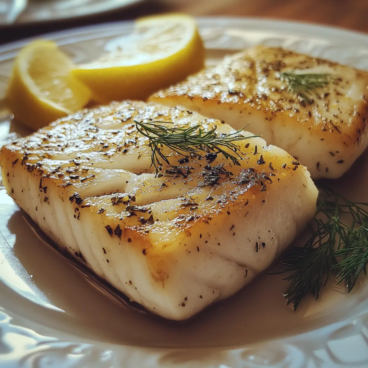 Lemon Dill Fish Plate