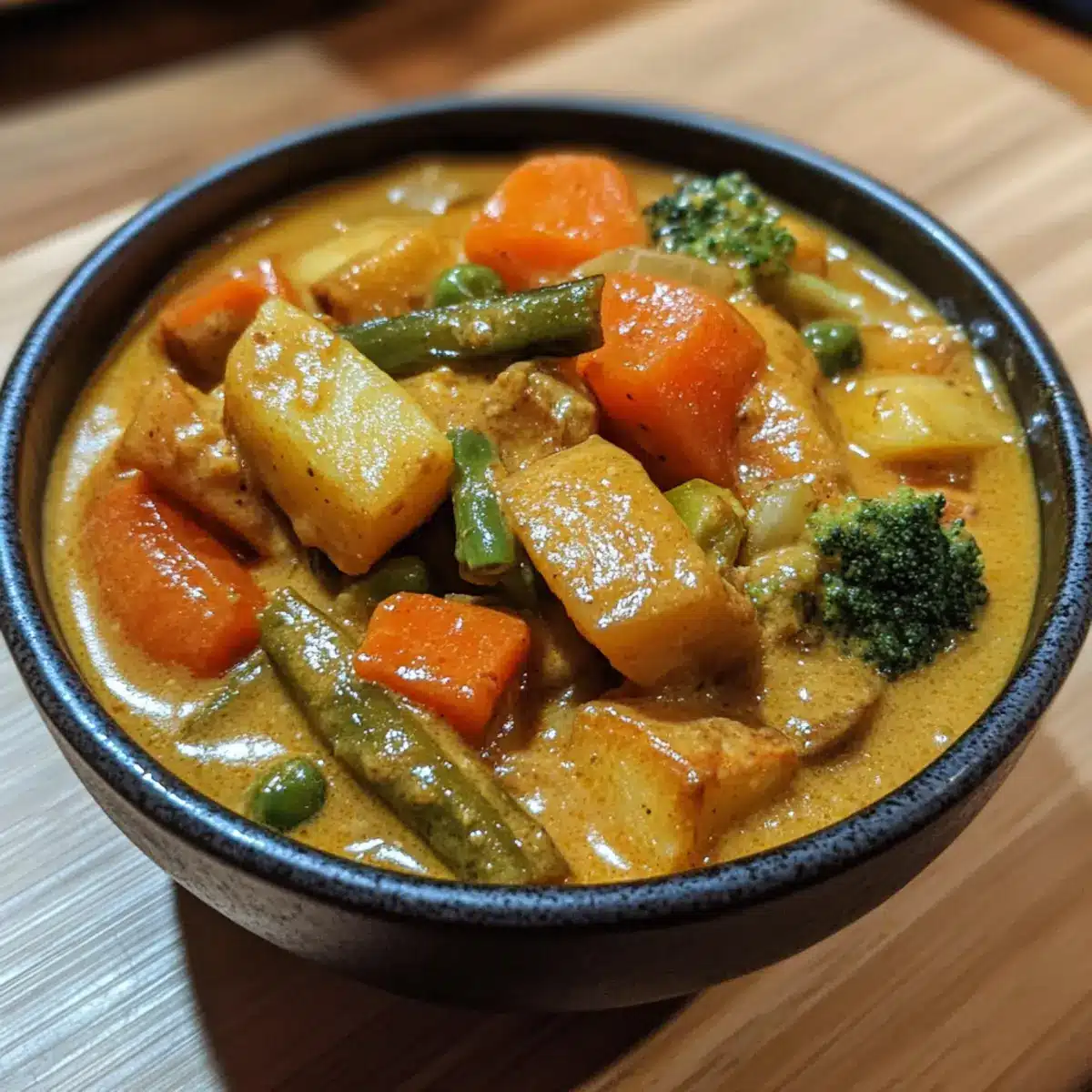 Thai Coconut Vegetable Curry