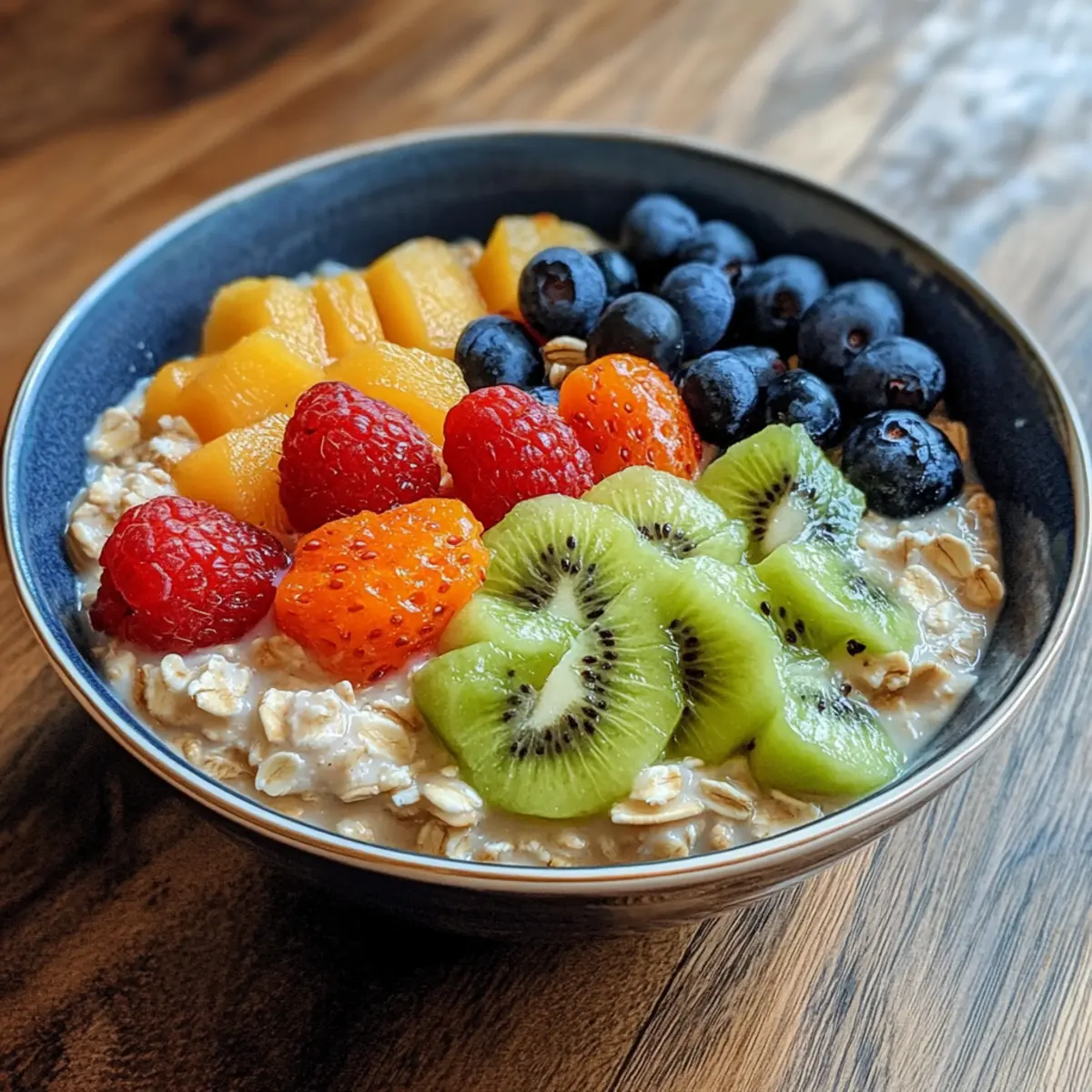 Creamy Oatmeal with Fruits