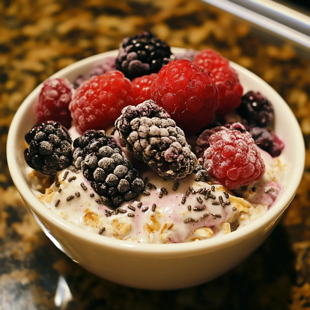 Creamy Berry Overnight Oats