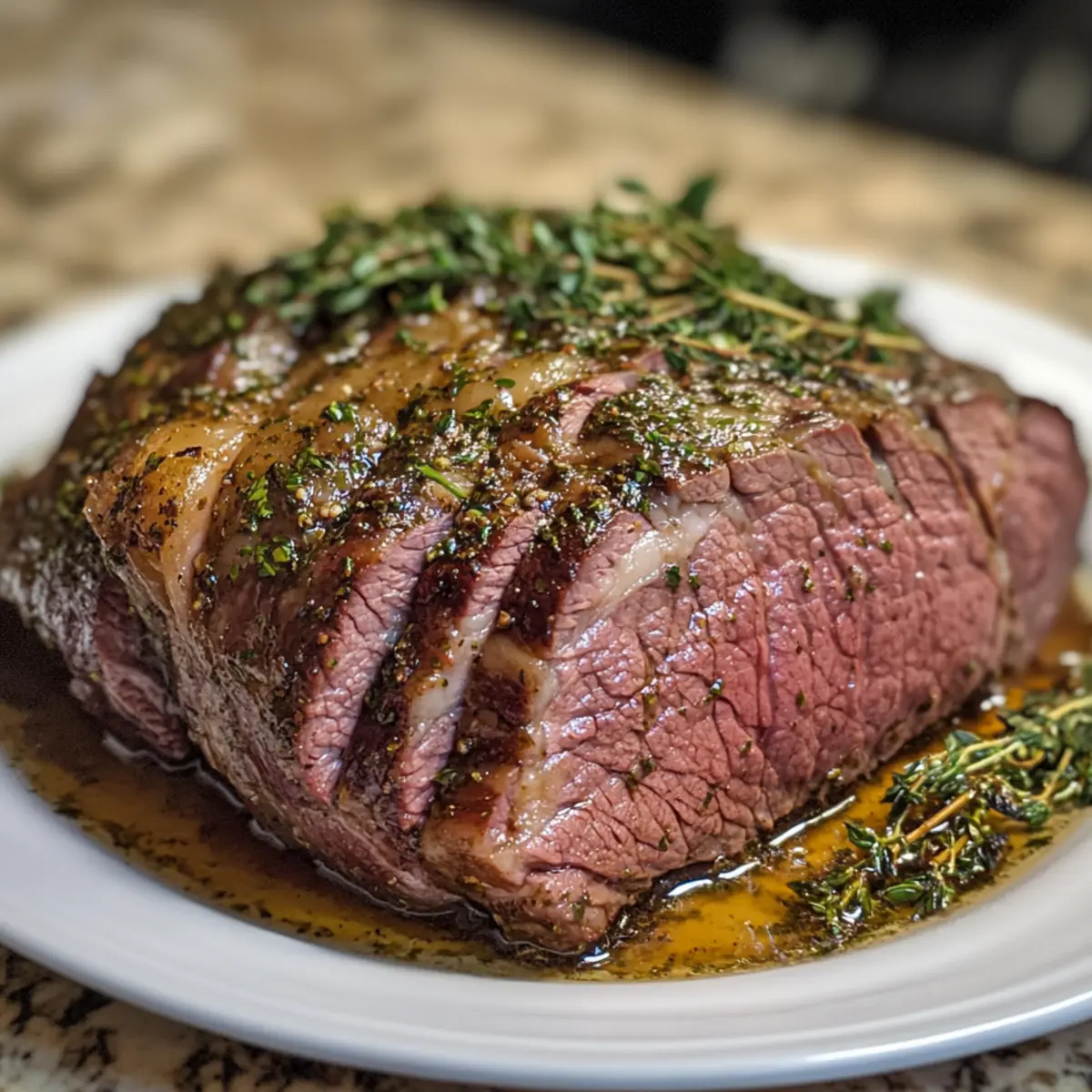 Herb Butter Roast Beef