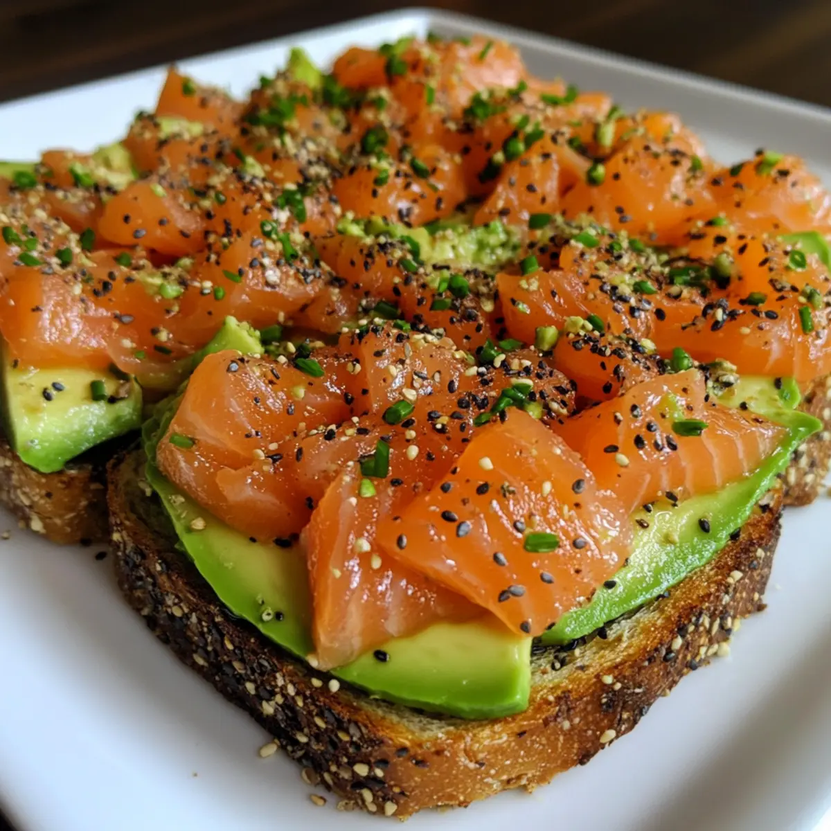 Smoked Salmon Avocado Toast