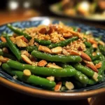 Classic Green Bean Almondine Side