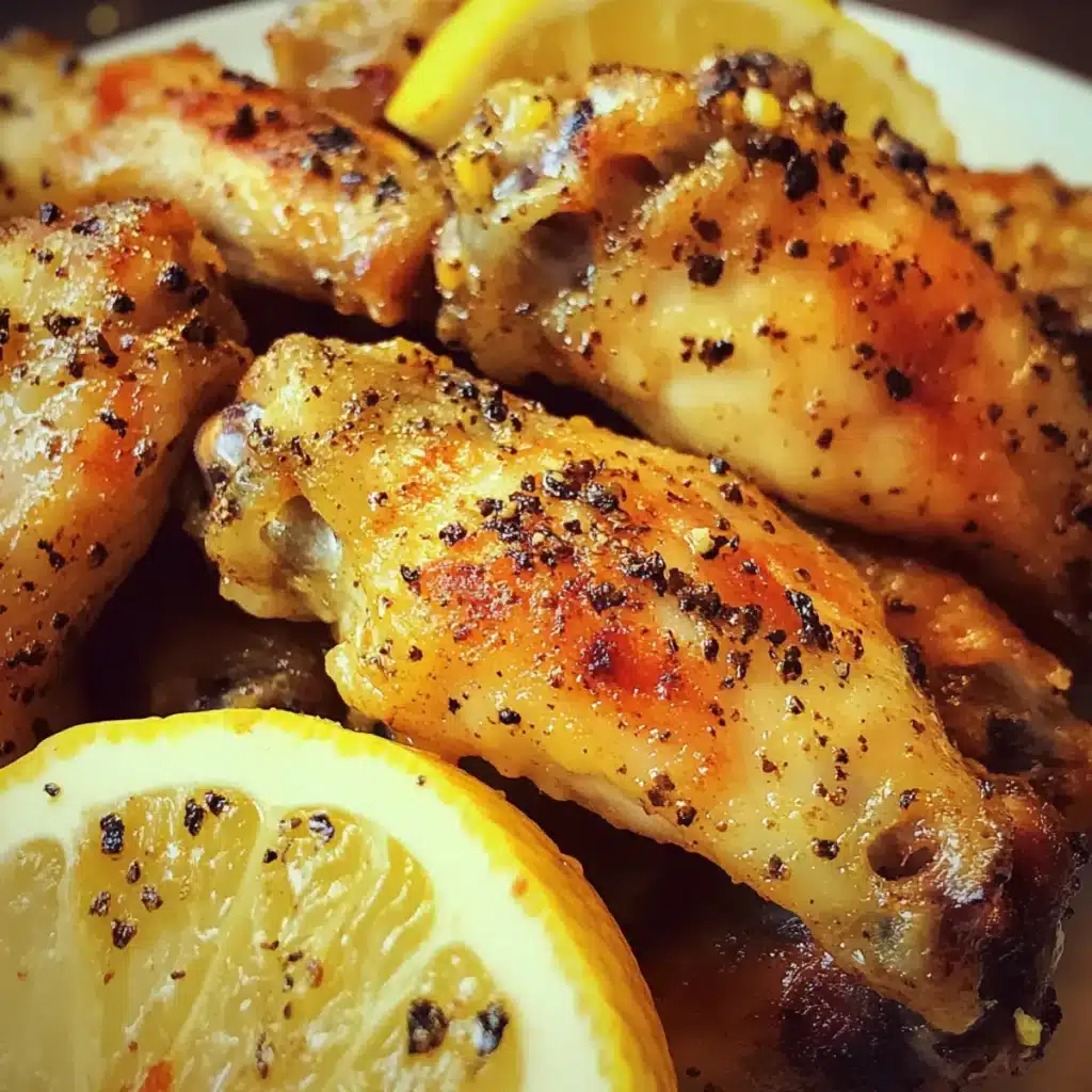 Oven Baked Lemon Pepper Wings