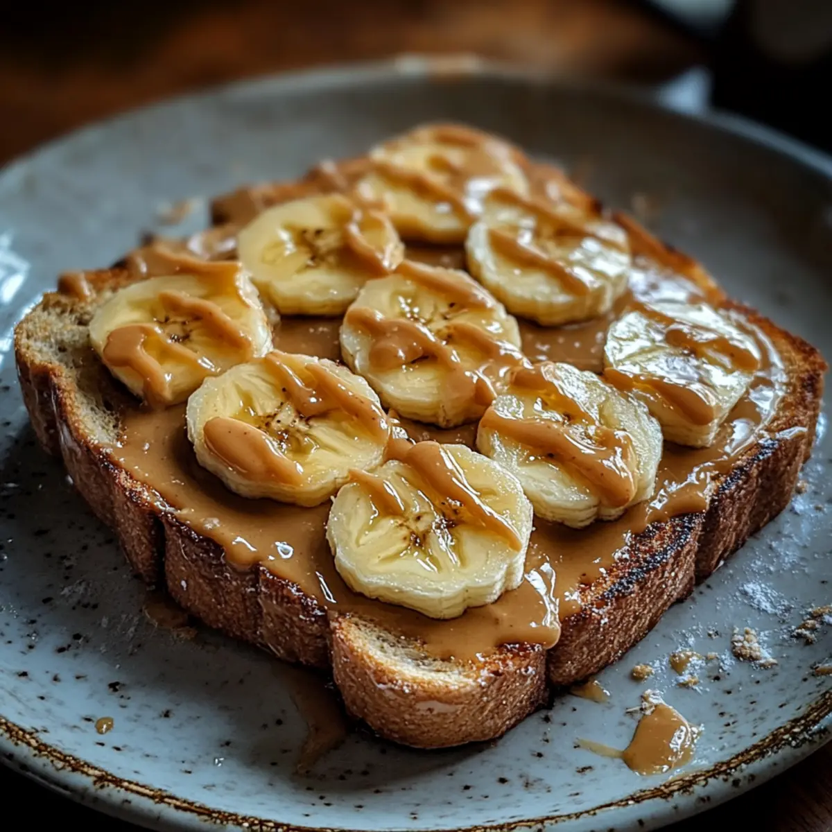 Peanut Butter Banana Toast