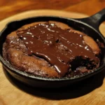 Molten Chocolate Skillet Cake