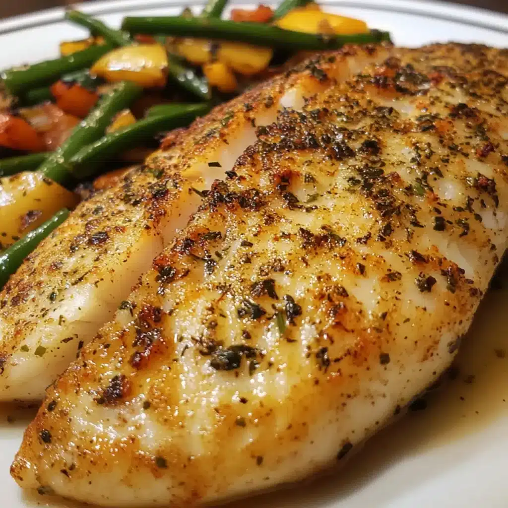 Herb Seasoned Baked Tilapia Dinner