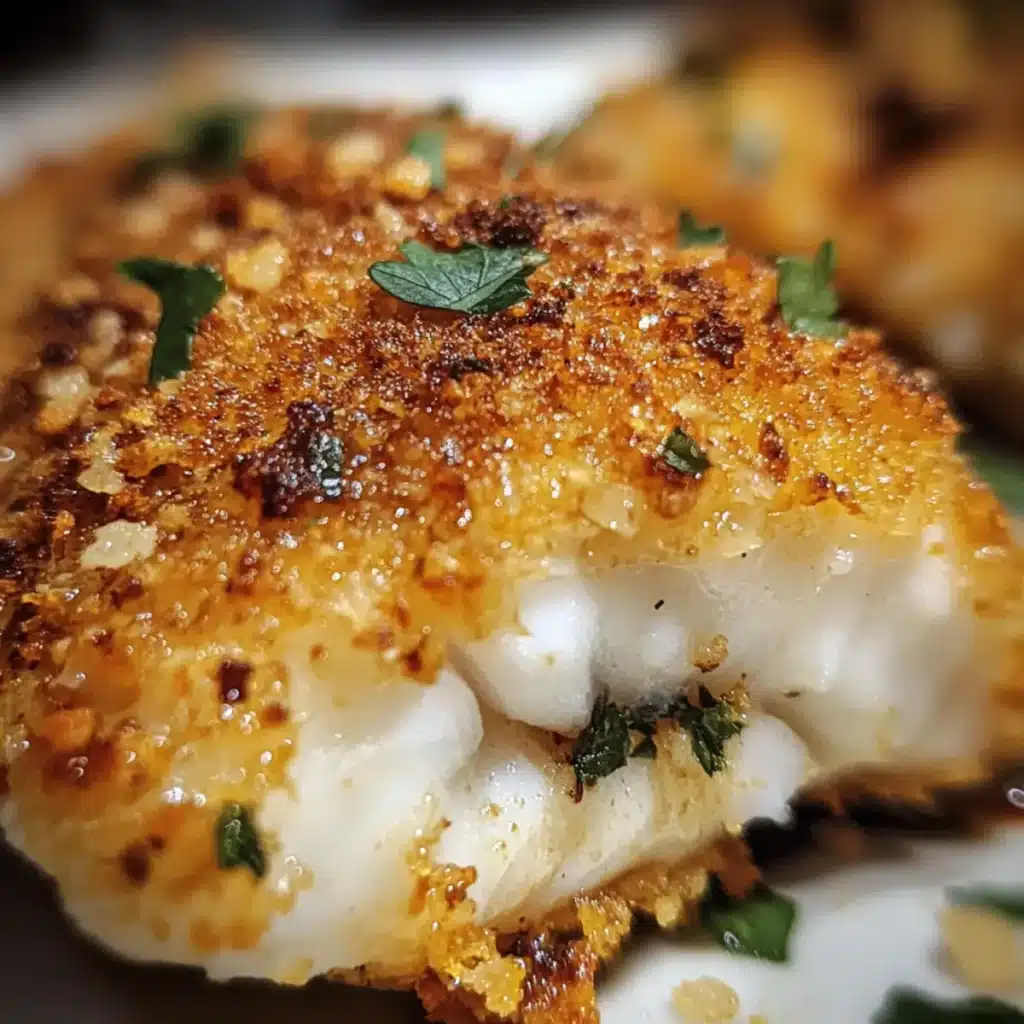 Crispy Parmesan Crusted Fish Fillet