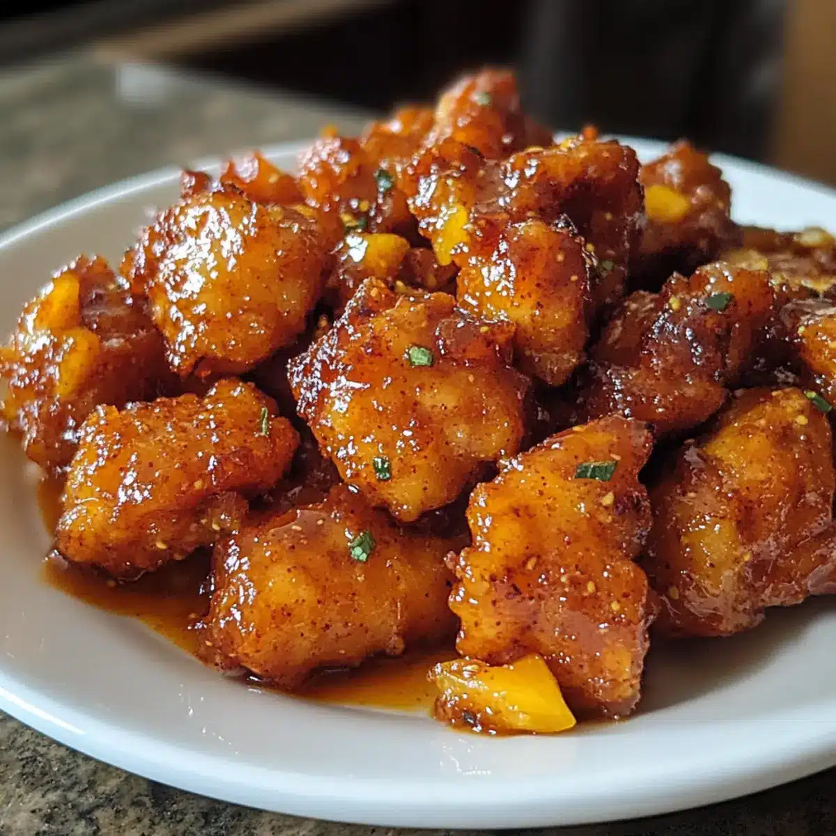 Spicy Mango Chicken Bites