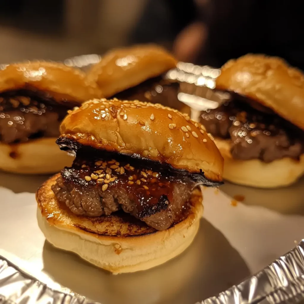 Spicy Korean Beef Sliders